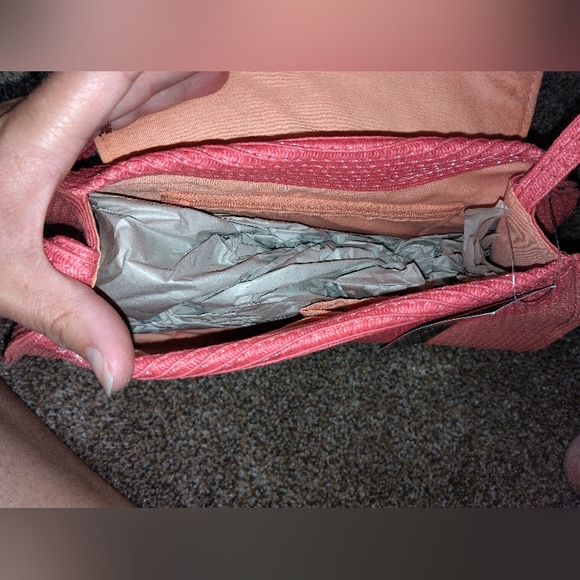 Charlie Paige Pink and Orange Crossbody Bag - Picture 5 of 8